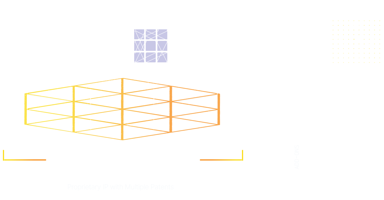 A diagram of the Latica platform showing Data Ingestion and Mapping, Privacy, Workspace and Analytics all built on a Trusted Data Environment platform.